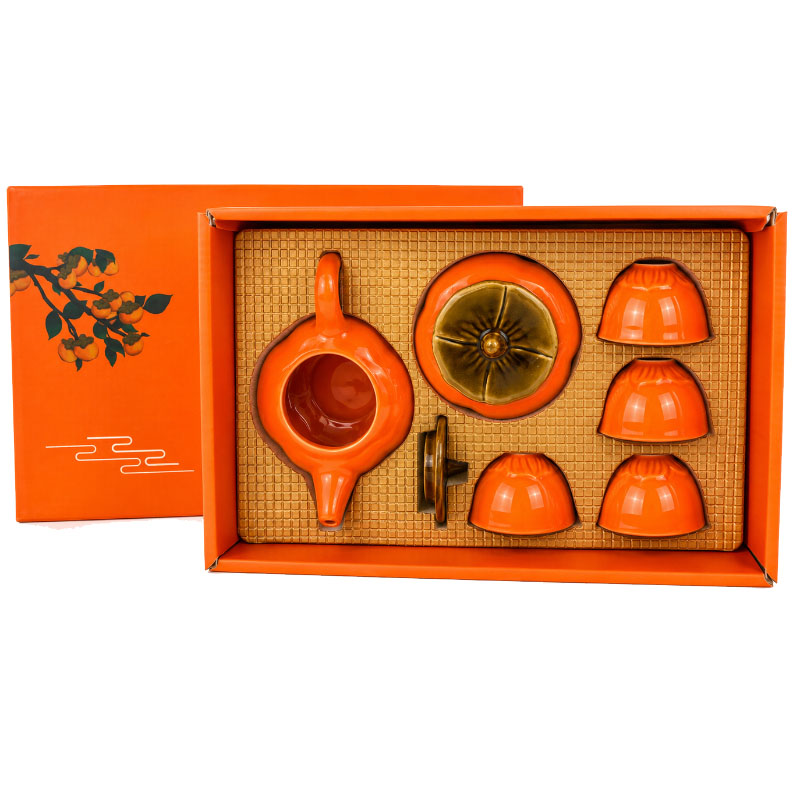 The Blessed Persimmon Tea Ceremony Gift Set photo
