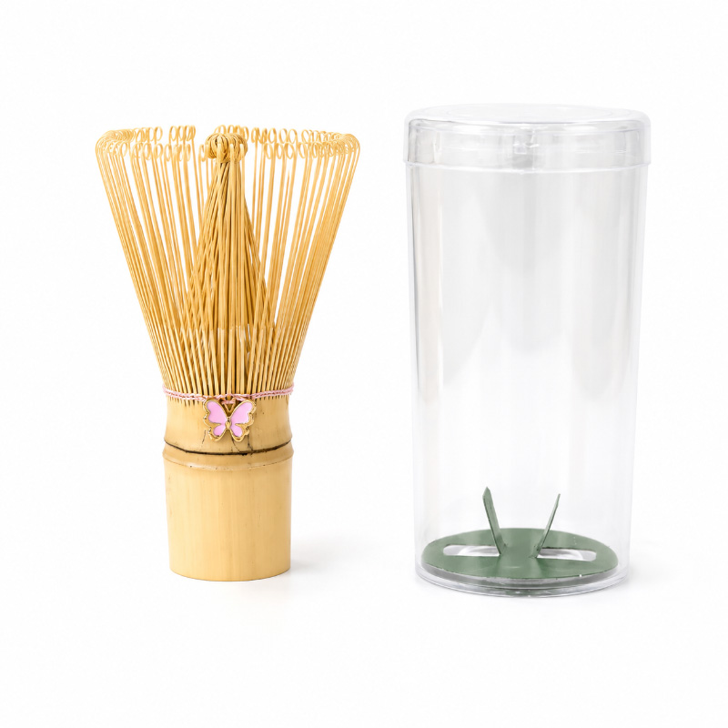 Handmade Bamboo Matcha Whisk (Chasen) “Butterfly” photo